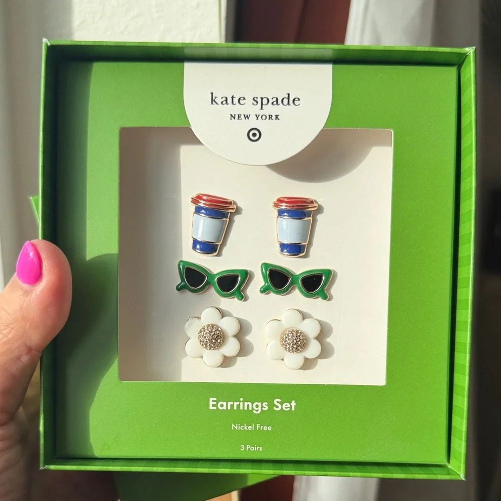 Kate Spade x Target Earrings Set - Picture 1 of 1